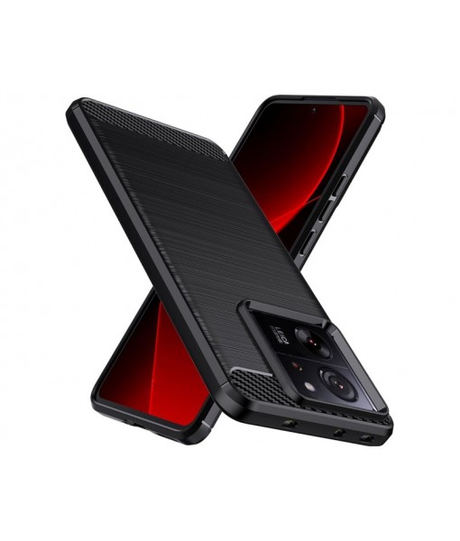 Husa Xiaomi 13T / 13T Pro, Carbon Pro, Negru
